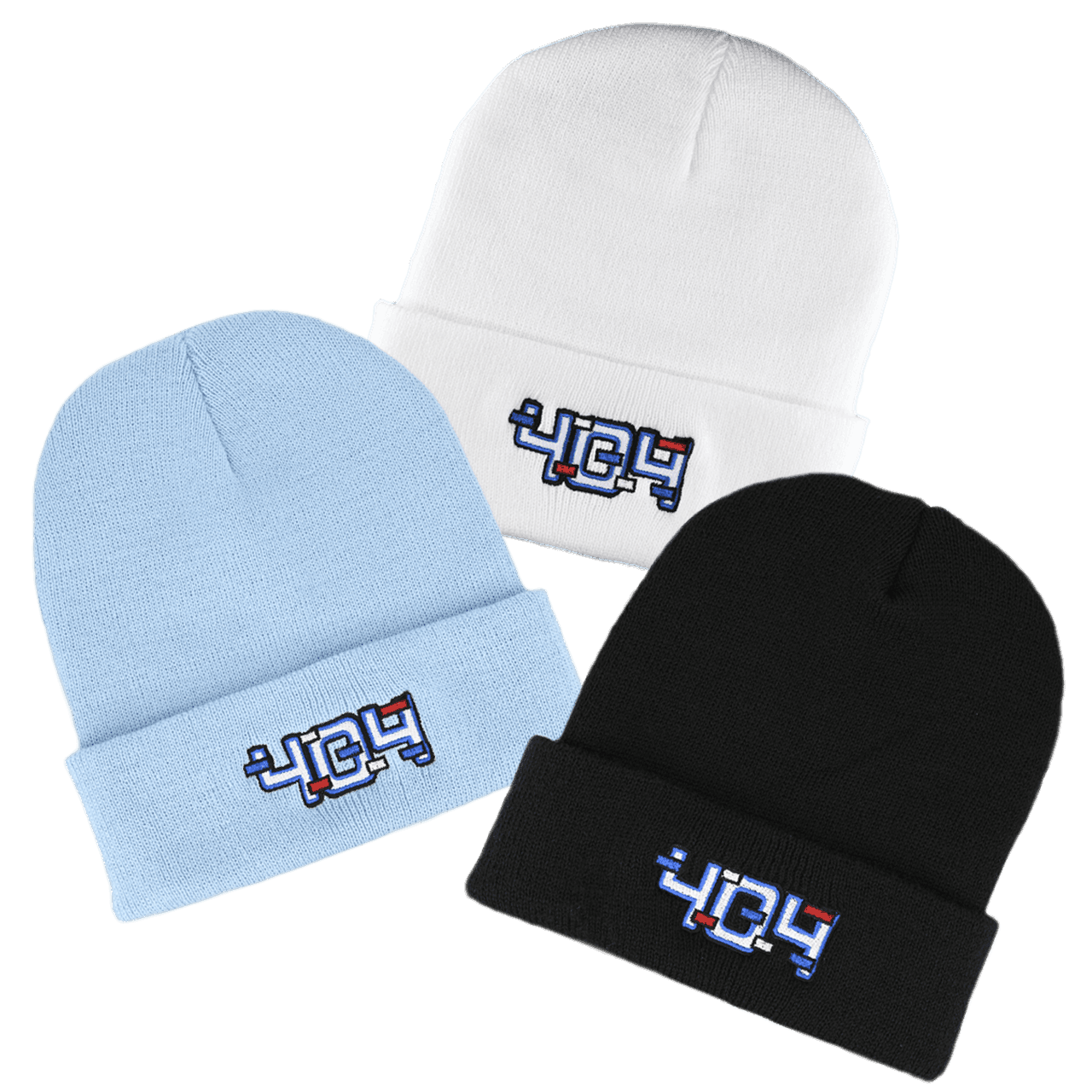 George 404 Glitch Cuffed Beanie, Limited Time