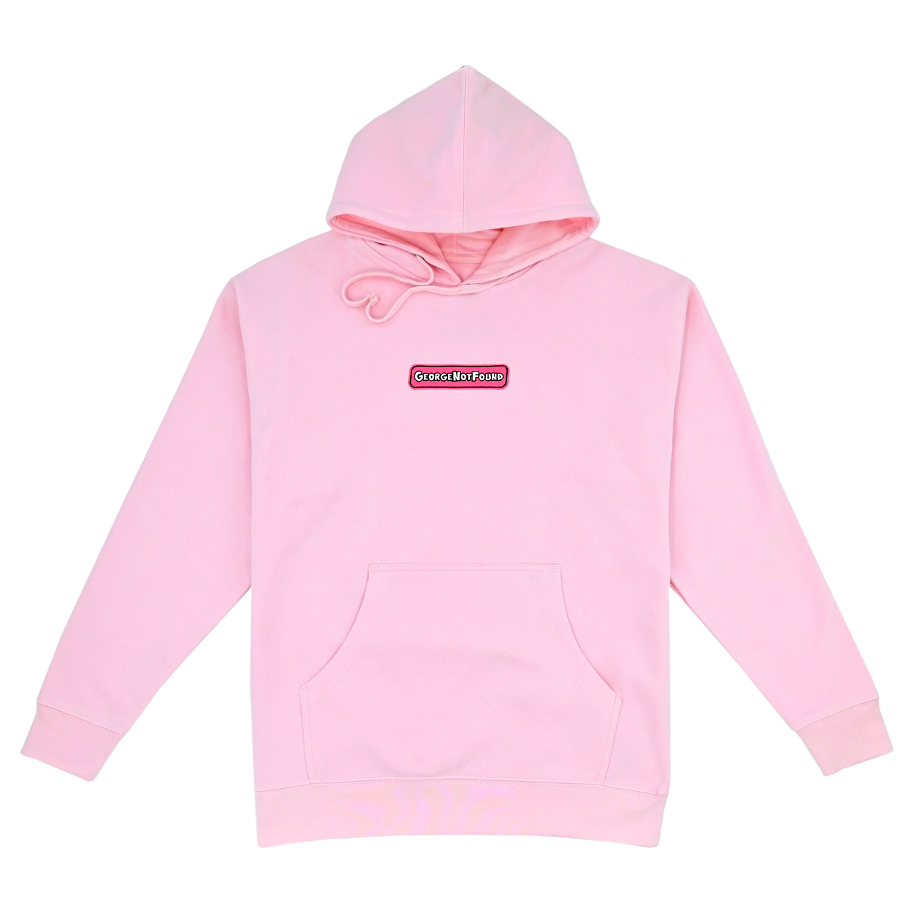 George Logo Embroidered Pink Hoodie – GeorgeNotFound